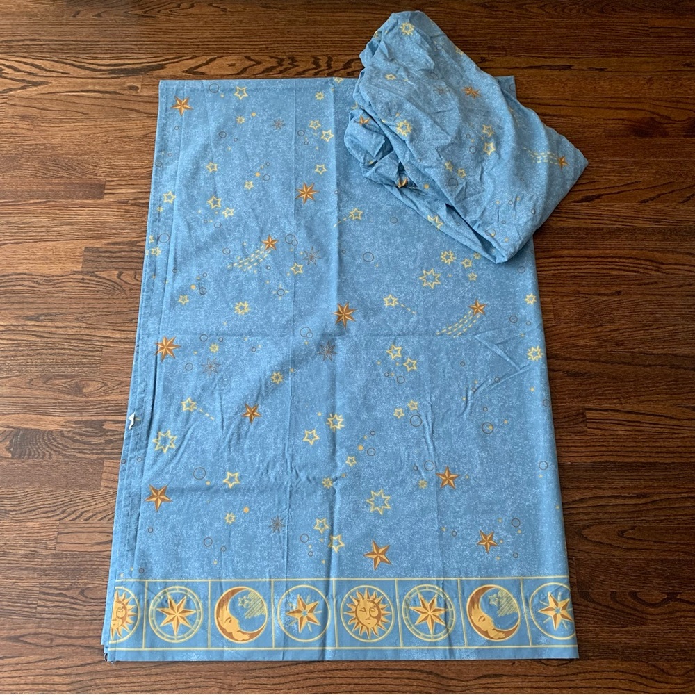 🌞 Vintage 90s Celestial Sheet Set (Twin/Twin XL)